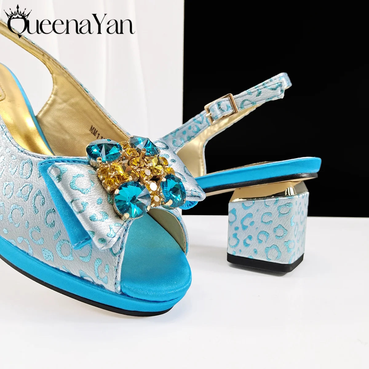 2025 Shiny Italian Fashion Pointed Toe Women Heel Fashion Rhinestone Decoration Pink Color Shoes And Bag Set