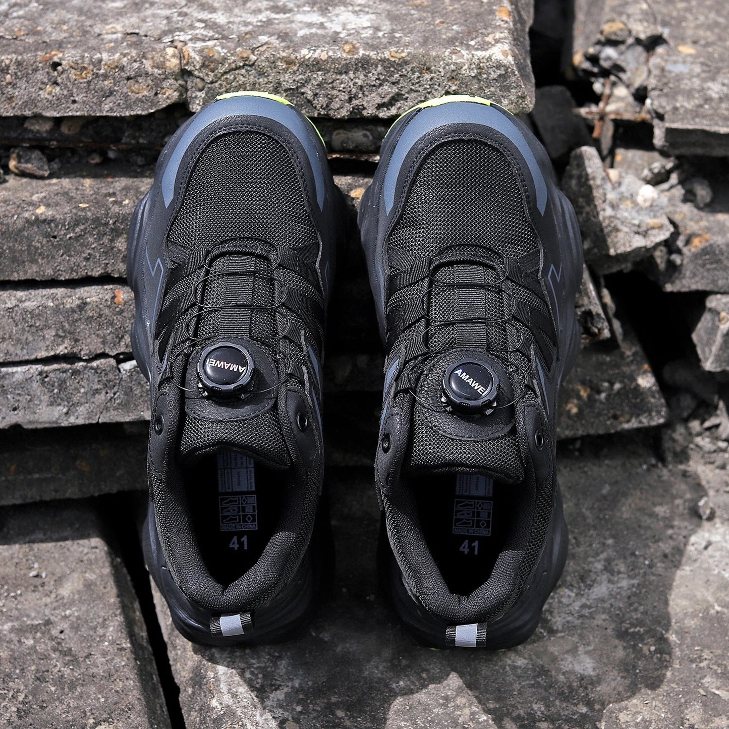 Steel Toe Safety Shoes Men, Anti-Puncture Anti-Smash Non Slip Industrial Work Boots, Lightweight CE New Work Safety Shoes
