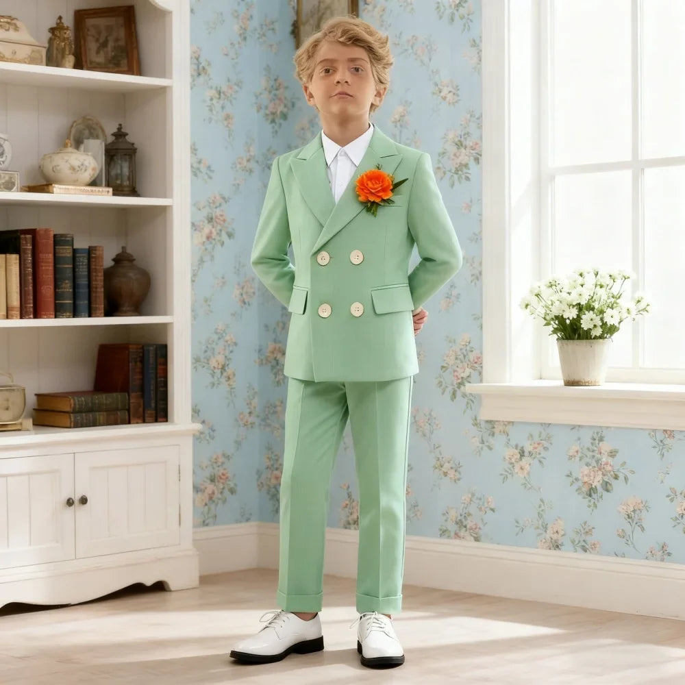Elegant Kids Stage Performance Suit Formal Baby Birthday Suit 2026 Classic Ceremony Little Boys Photography Suit