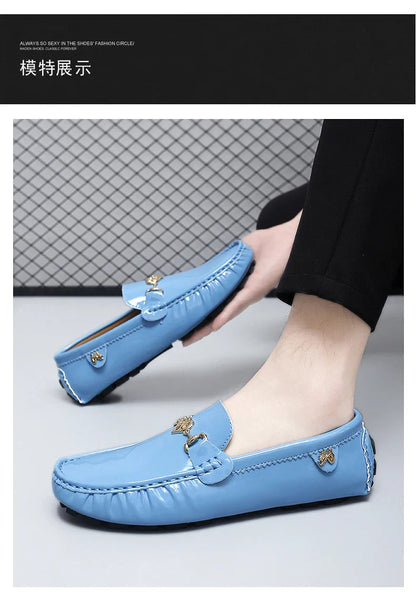 Shoes Women's 2025 New Soft Sole Slip-On Lazy Loafers Handmade Trbottomy Easiest for Match Men's Casual Driving Shoes