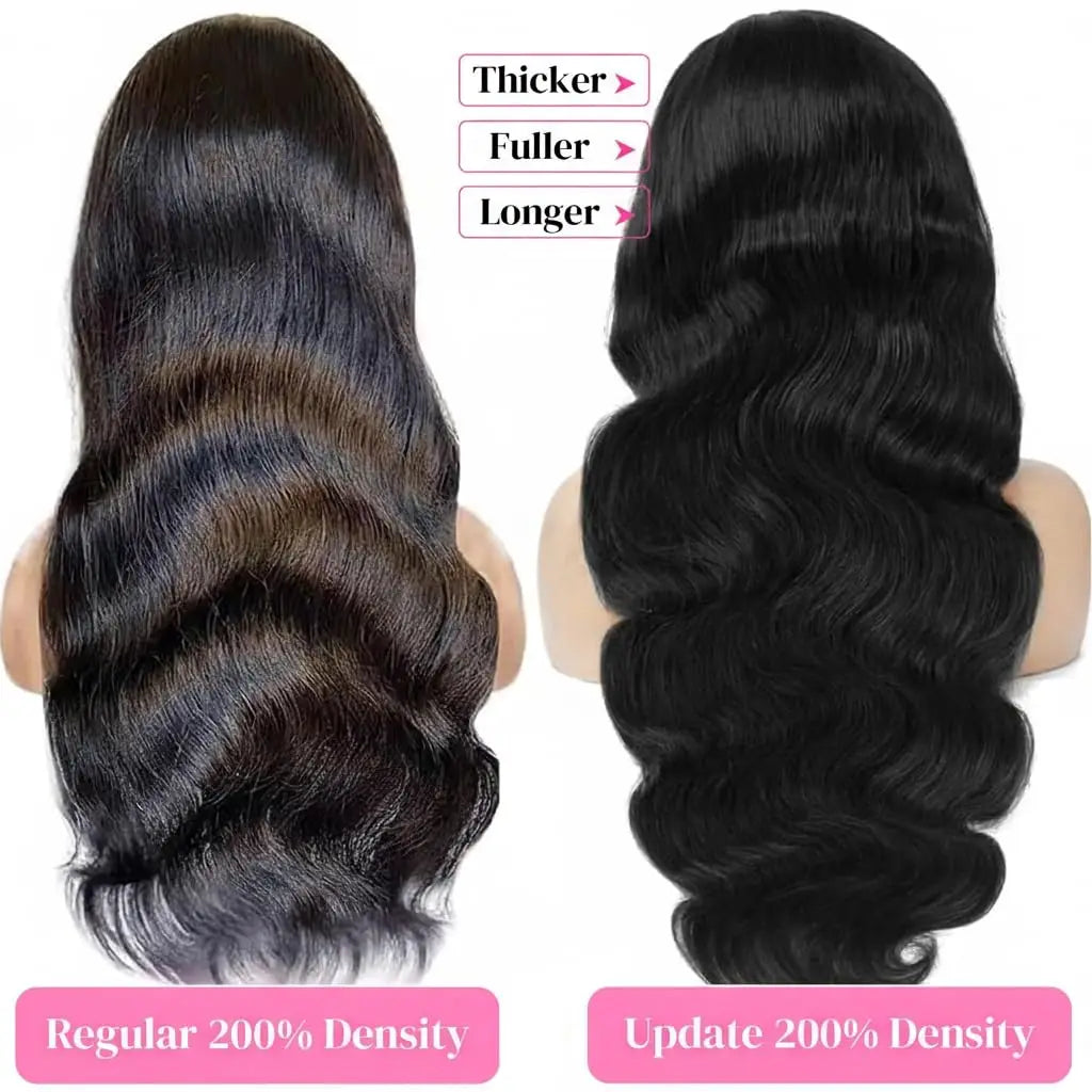 30 40 Inch 13x6 Body Wave Hd Human Hair Lace Frontal Wig 13x4 Body Wave Human Hair Wigs For Black Women Nature Black Brazilian