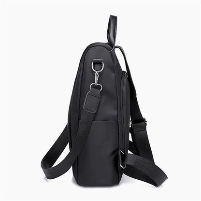 Casual Oxford Backpack Women Black Waterproof Nylon School Bags For Teenage Girls High Quality Fashion Travel Tote Packbag