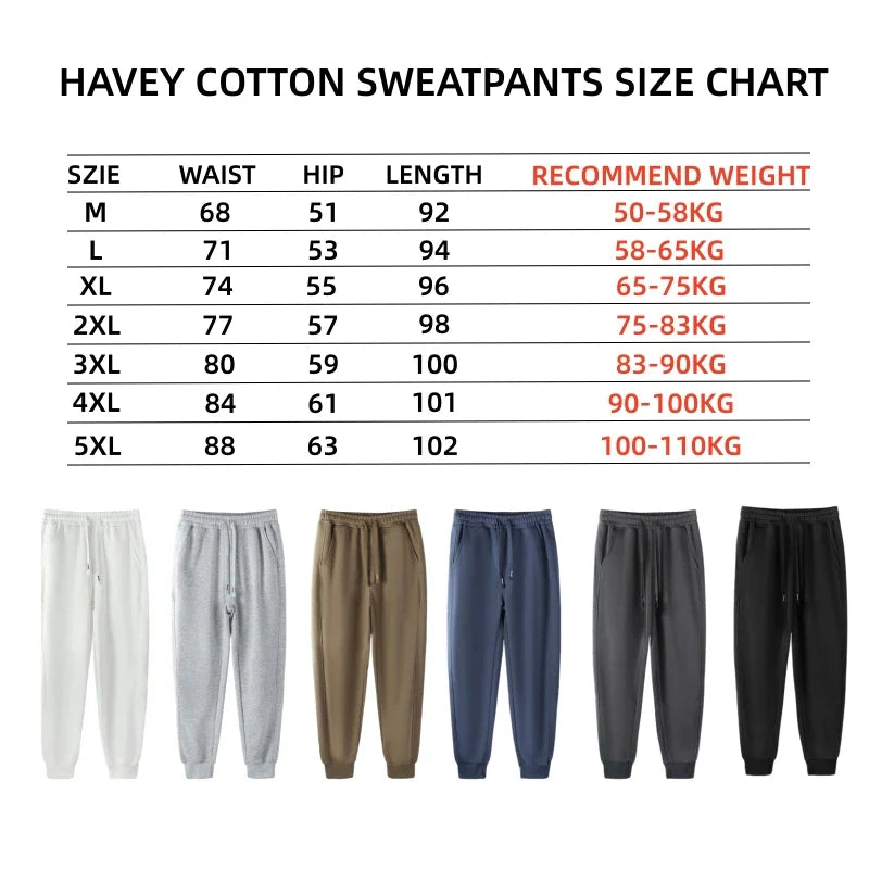 2026 Men Spring Autumn high quality Cotton Sweatpants Casual Drawstring Pockets Trousers Oversize Sweatpants Joggers For Unisex