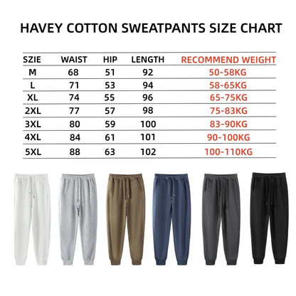 2026 Men Spring Autumn high quality Cotton Sweatpants Casual Drawstring Pockets Trousers Oversize Sweatpants Joggers For Unisex
