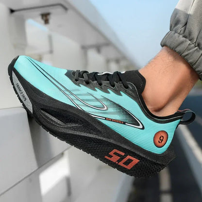 Carbon Plate Running Shoes Professional Marathon Racing Lightweight Bounce Cushion Breathable Sports Sneakers