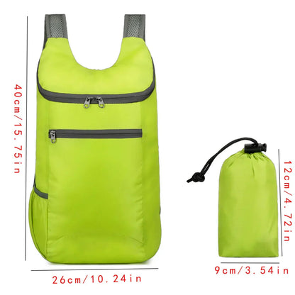 1pc Weekend Travel Bag, Foldable Waterproof Tear-resistant Lightweight Backpack, Large Capacity Travel Business Backpack, Sports