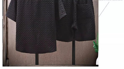 Casual Thin Sports Two-piece Set 2024 Summer Ice Silk Suit Men's Trendy Short Sleeve T-shirt Shorts One Set