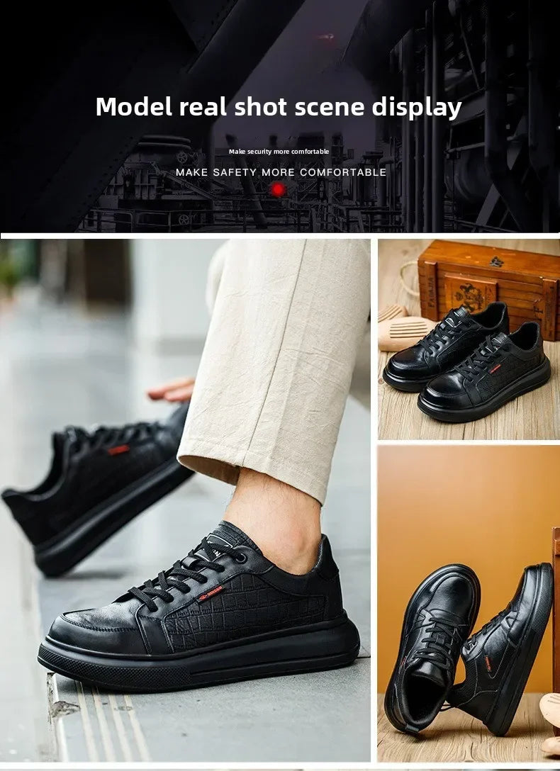 Insulated Shoes 6KV Electrician Shoes Toe Caps Anti Smashing Anti Piercing Lightweight Soft Safety Shoes Labor Protection Shoes