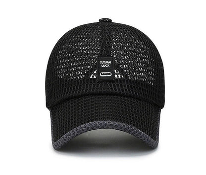 Men's Mesh Baseball Cap Breathable Summer Caps Dad Hat Outdoor Fishing Hats Bone Gorras Snapback Trucker Cap