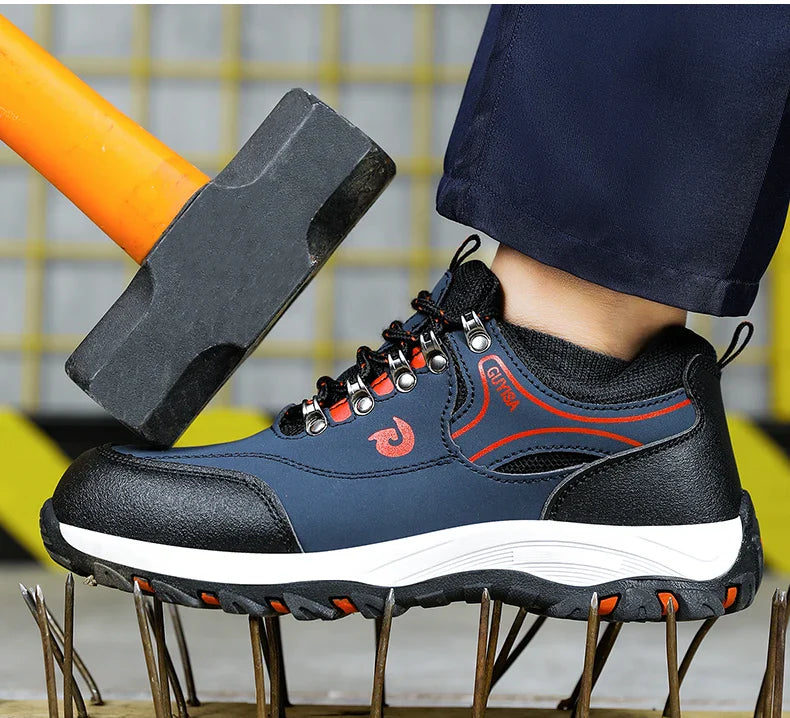 Men's work shoes hiking series for all four seasons with low top