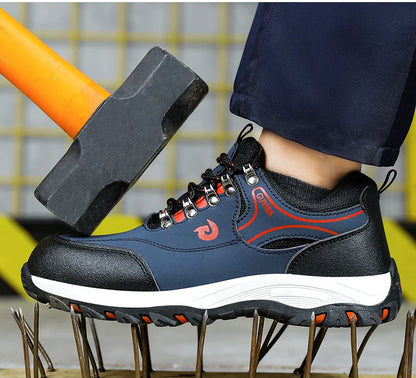 Men's work shoes hiking series for all four seasons with low top