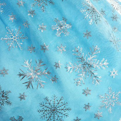 Elsa Dress Cosplay Princess Dress Light Blue Long Sleeve Sequin Children Dresses Carnival Party Evening Dress Dress For Girls