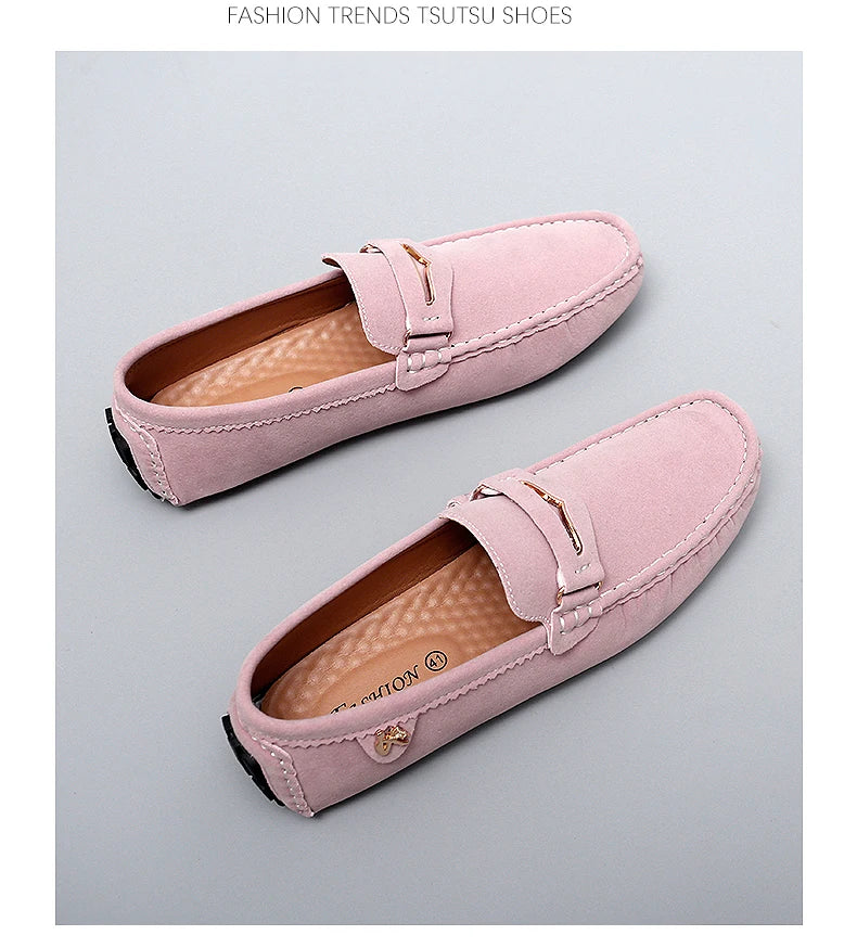 48 Extra Large Size Frosted Couple Style Halloween Gift 2025 Autumn New Beanie Shoes British Style Slip-On Lazy Men's Shoes Driving Lightweight Non-Slip Casual Leather Shoes