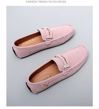 48 Extra Large Size Frosted Couple Style Halloween Gift 2025 Autumn New Beanie Shoes British Style Slip-On Lazy Men's Shoes Driving Lightweight Non-Slip Casual Leather Shoes