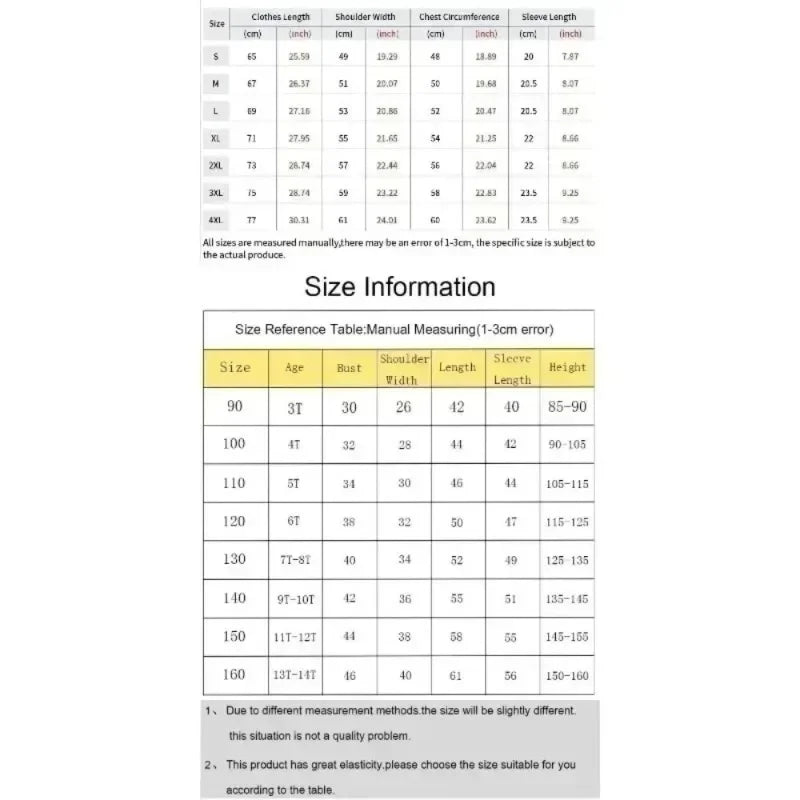 Printed Cartoon Loose T-Shirt Summer New Men's and Women's Casual Parent-Child Short Sleeve Top