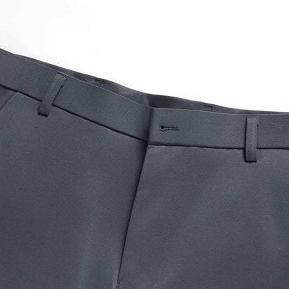 29-42 Men's Summer Pants Thin Straight Stretch Casual Pants with No Trace No Ironing Fabric Silky and Cool Feeling