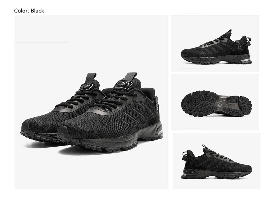 Running Shoes For Men Lightweight Sneakers Man Designer Mesh Sneaker Lace-Up Male Breathable Sports Tennis Shoe