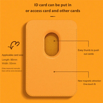 For Magsafe Wallet Card Holder Case For Apple iPhone 17 16 15 14 13 12 Pro Max Magnetic Leather Bag Adsorption Cover Accessory