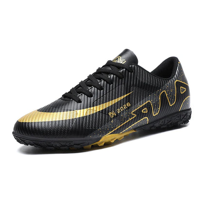 High Quality New Mens Soccer Shoes Society Ultralight Turf Soccer Cleats Kids Sneakers Training Football Boots Chuteira Campo