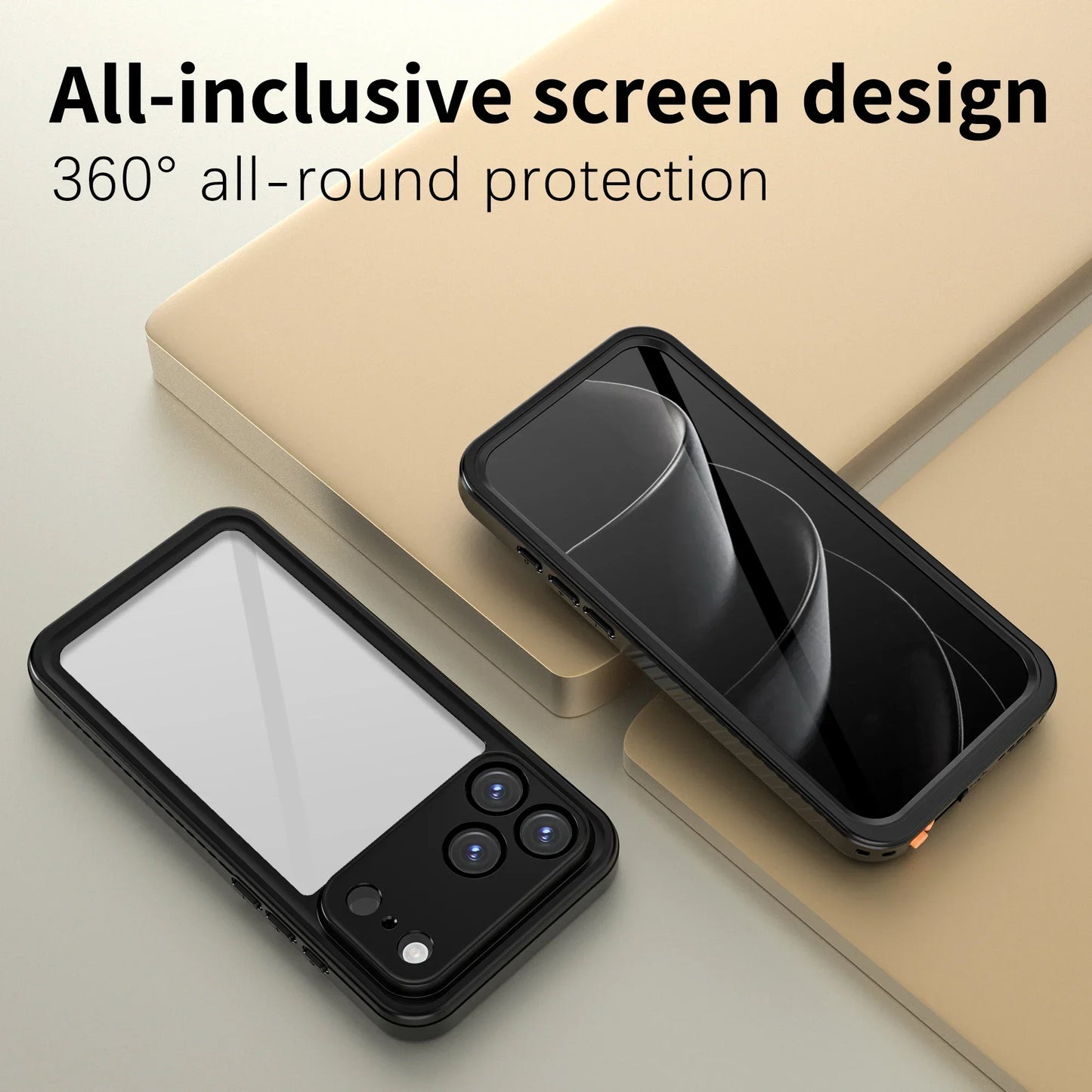 Case For iPhone 17 Pro Max 17 Air 16 Pro Max 15 14 Waterproof Drop Proof IP68 Full Body Protection Heavy Duty Protective Covers