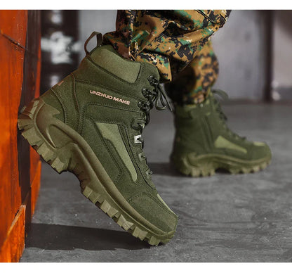New Men's Boots Tactical Shoes Outdoor Sneakers Hiking Shoes Mountaineering Walking Jogging Ankle Boots Botas Cuturno Masculinas