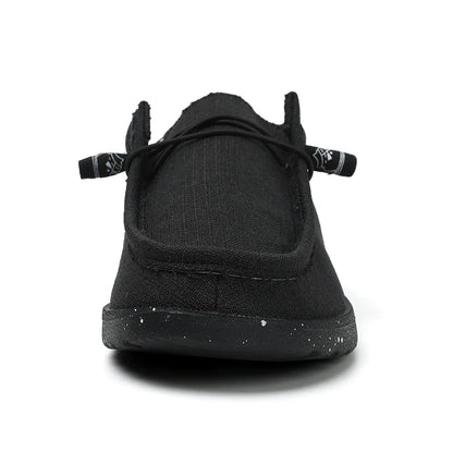 Plus Size Men's Solid Color Breathable Slip On Classic Loafer Shoes Comfy Casual Durable Lightweight Walking Shoes