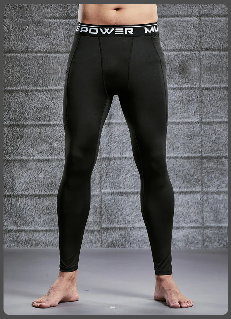 Gym Mens Fitness Running Sport Pants Athletics Tight Leggings Joggings Skinny Yoga Compression Trousers Sweatpants Dry Fit
