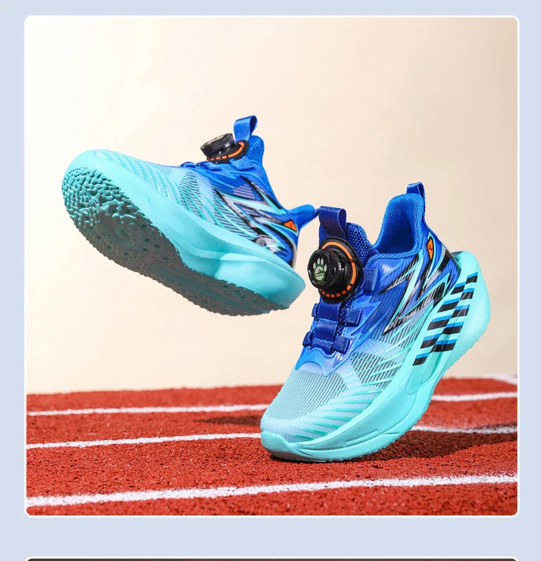 Children‘s Basketball Shoes Non-slip Breathable Running Shoes Lace-up Boys Girls Training Sneakers Athletic Shoes Tennis Shoes