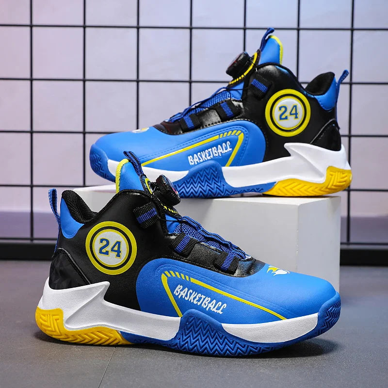 High Quality Children's Basketball Shoes Comfortable Kids Shoes Colorful Sneakers For Boy