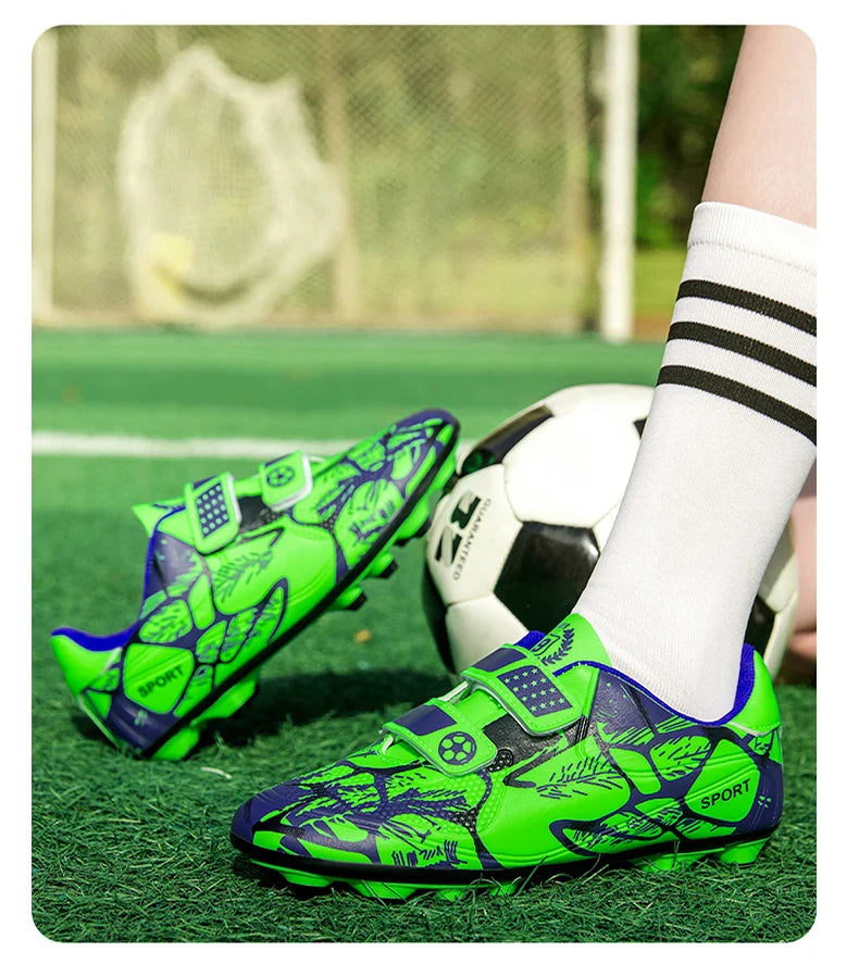 New Men Kids Non-Slip Ultralight Football Boots Professional Cleats Grass Boys Soccer Shoes Match Training Shoes Drop Shipping