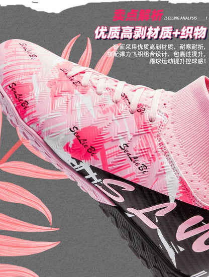 Size 34-46 Men FG/TF Football Boots Futsal Professional Unisex Kids Soccer Shoes Training Outdoor Boys Football Shoes Sneakers