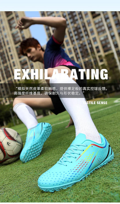 New Men Football Boots Non-Slip High-quality Woman Soccer Shoes Grass Cleats Futsal Sneakers Match Indoor Outdoor Football Shoes