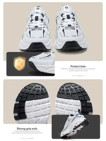 Women Running Shoes Lightweight Breathable Sport Shoes Female Comfort White Casual Sneakers Height Increase Cushioning