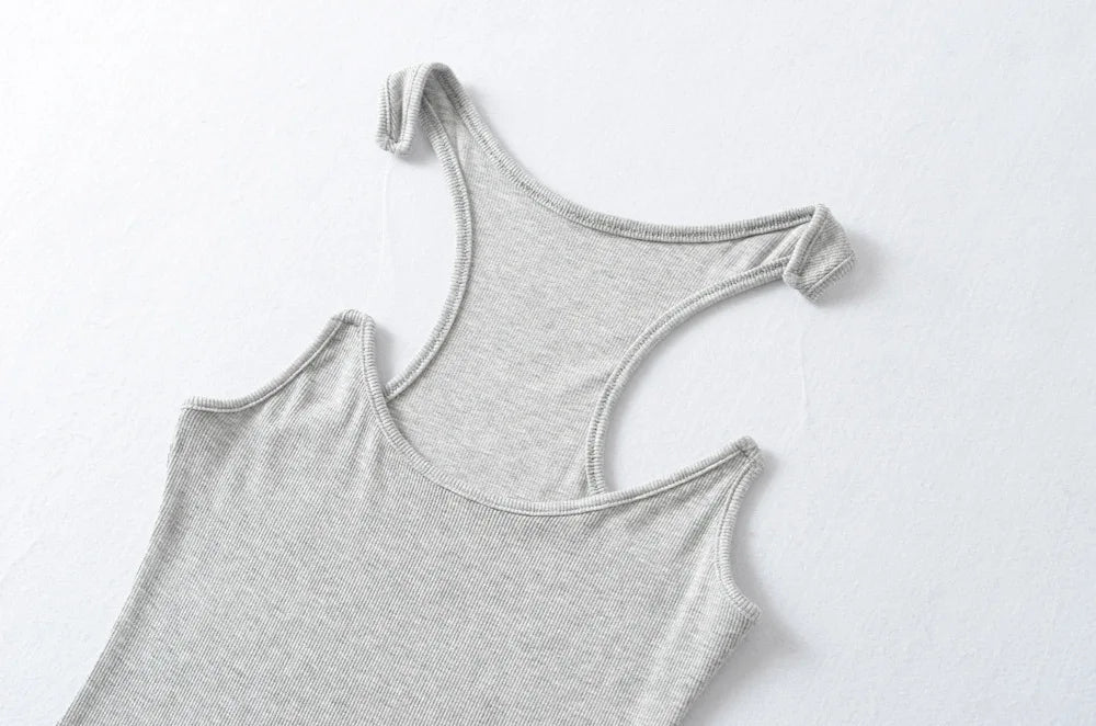 Women Ypro Ribbed Invisible Strap Tank Top Camis Tee