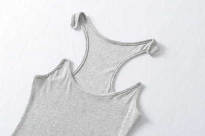 Women Ypro Ribbed Invisible Strap Tank Top Camis Tee