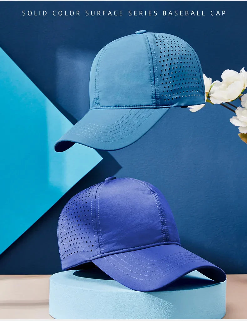 56-62cm Large Size Summer Baseball Cap Men Women Breathable Mesh Trucker Hat Snapback Cap Quick Dry Visor Outdoor Sports Sun Hat