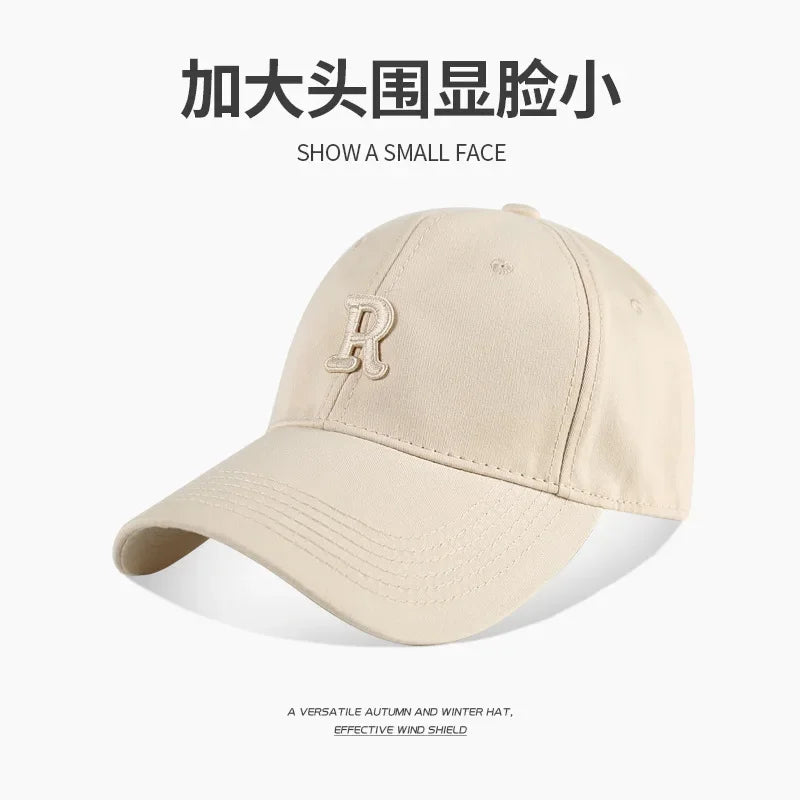 60-65cm Over Size Soft Top Embroidered Baseball Caps for Men Women Big Head Outdoor Sport Snap Back Cap Dad Trucker Kpop Hats