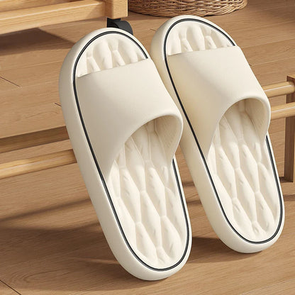 Fashion Summer Cartoon Home Shoes Non-slip Soft Slides Lithe Comfort Sandals Men Women Couple Slippers Trendy Slippers