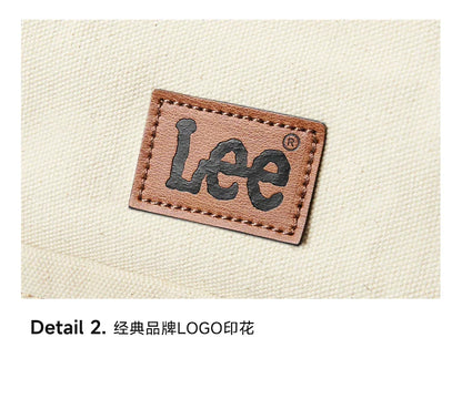 Unisex Utility Canvas Leather Zipper Tote Bag Casual Denim Daily Shopping Handbag Women Man Durable Student School Book Bag