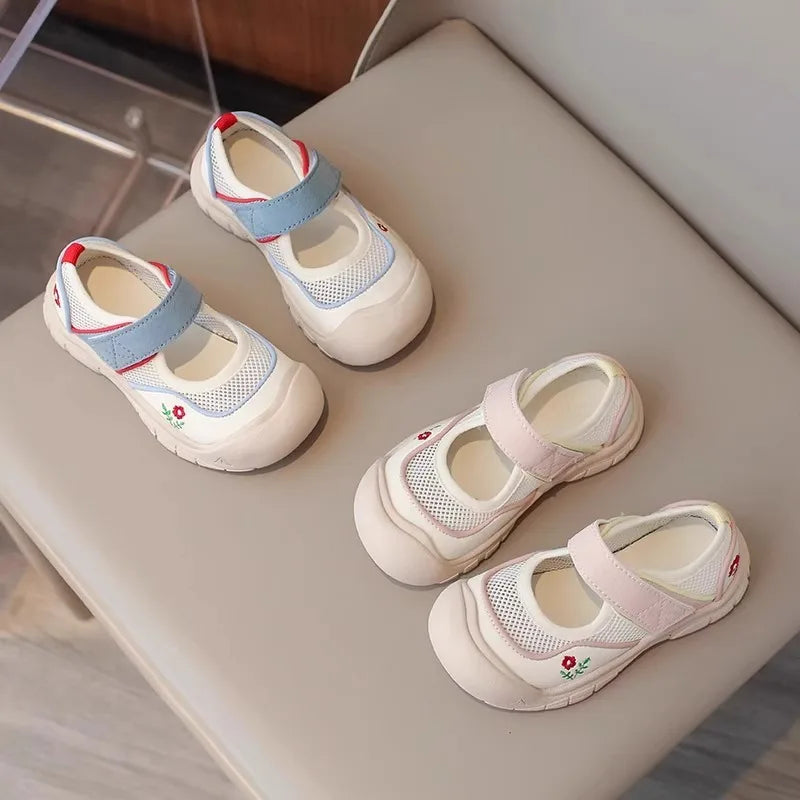 Kids mesh sneaker Anti-slip Sandal Toddler Boy Sports Shoe Girl Children Breathable Beach Sandal Soft Bottom sports casual Shoes