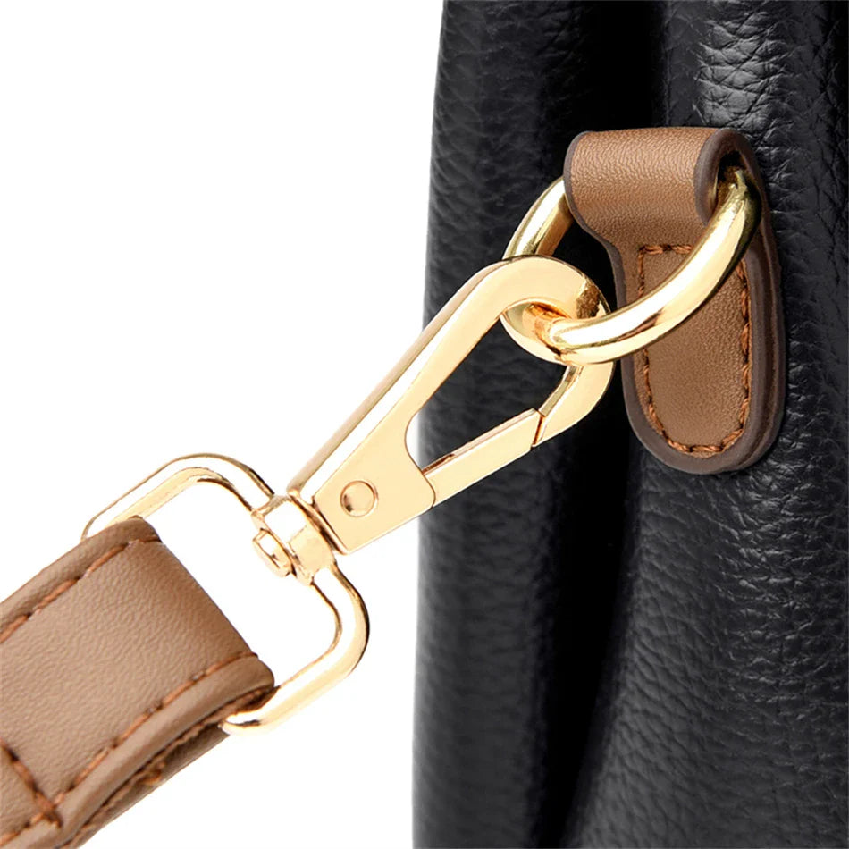 Luxury Designer Crossbody Bag for Women 2024 Brand 3 Layers Handbag Purse Female Genuine High Quality Leather Shoulder Totes Sac