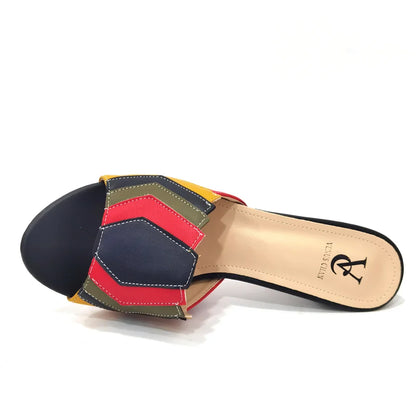 Black Color Comfortable Heels Italian Lady Shoes with Matching Bag for African Women Shoes and Bag Set