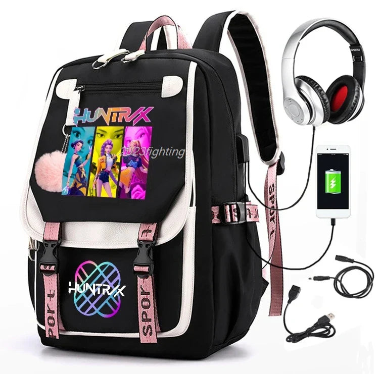 Backpack Cartoon Rucksack Girls School Bag High Capacity Women Backpack