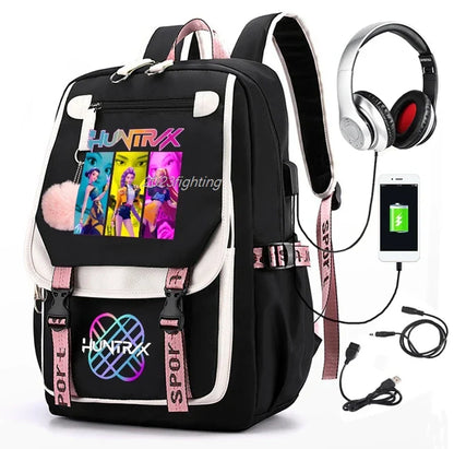 Backpack Cartoon Rucksack Girls School Bag High Capacity Women Backpack