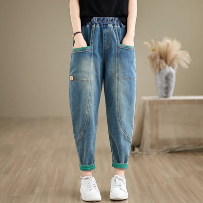 Vintage Loose Summer Thin Denim Jeans
