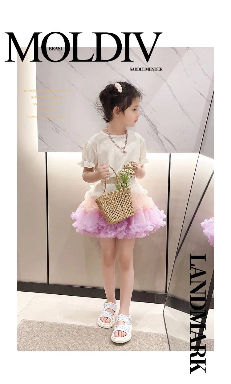 Summer Children's Sandals Sequins Thick Soled Girls Causal Princess Open-toe Sandals Fashion Non-slip Kids Beach Shoes Versatile