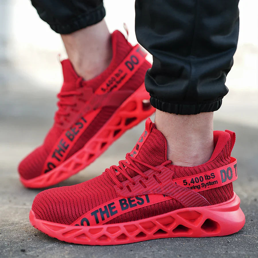 Indestructible Steel Toe Shoes for Men Women Anti-Puncture Work Shoes Comfortable Breathable Work Safety Protective Sneakers