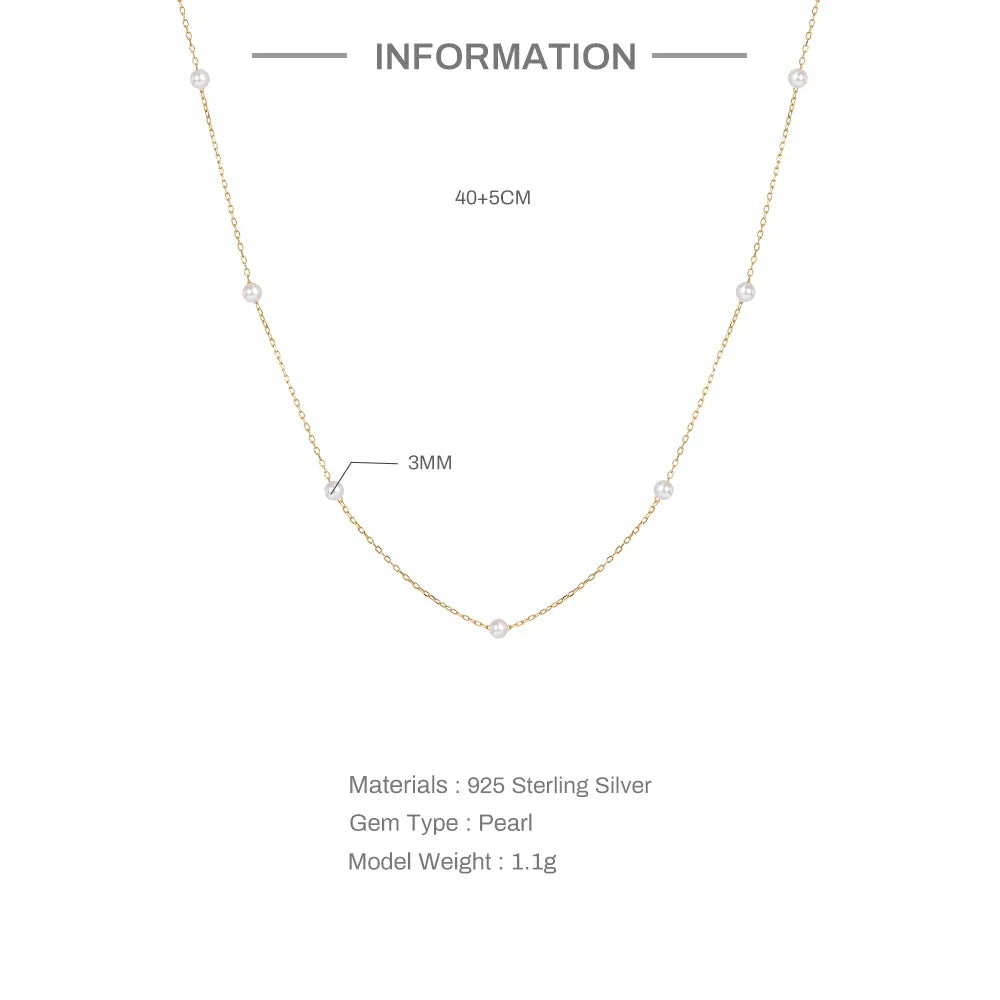 925 Sterling Silver Necklaces Charms for Women Crystal Cross Clavicle Collar Chain Simple Choker Necklace Accessories Gift