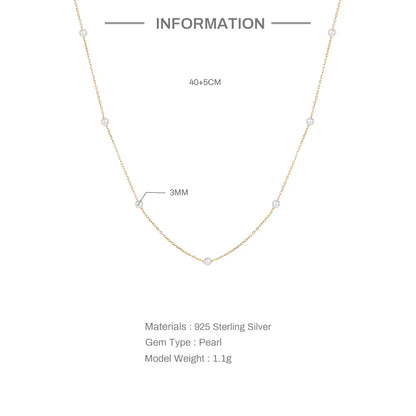 925 Sterling Silver Necklaces Charms for Women Crystal Cross Clavicle Collar Chain Simple Choker Necklace Accessories Gift