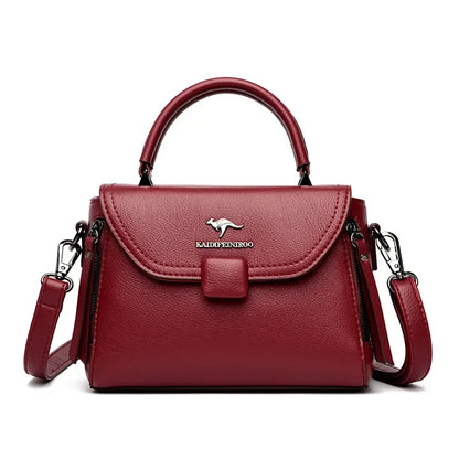 Authentic High Quality Soft Leather Luxury New Designer Fashion Casual Women's Shoulder Bag Handbag Crossbody Bags for Women2024